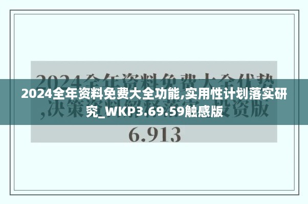 2024全年資料免費大全功能,實用性計劃落實研究_WKP3.69.59觸感版