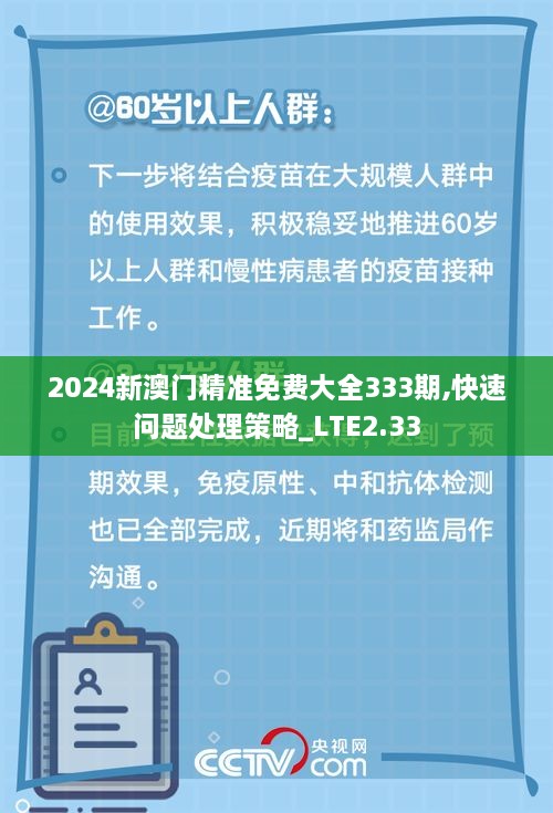 2024新澳門(mén)精準(zhǔn)免費(fèi)大全333期,快速問(wèn)題處理策略_LTE2.33