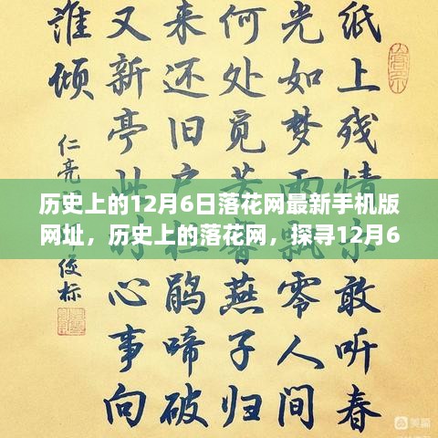 探尋落花網歷史變遷，12月6日最新手機版網址回顧