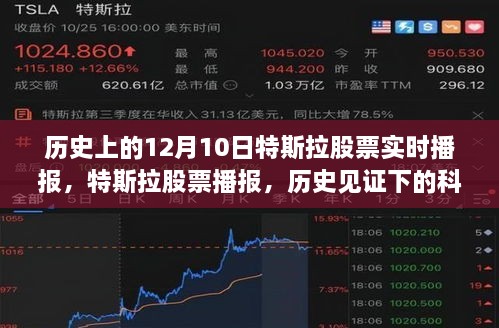 特斯拉股票歷史播報，科技巨擘引領(lǐng)未來出行新紀元，12月10日實時播報回顧