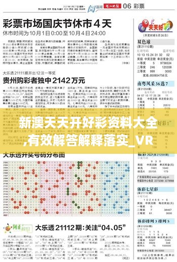 新澳天天開好彩資料大全,有效解答解釋落實_VR6.775