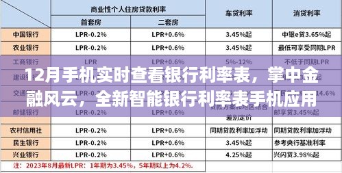 掌中金融風(fēng)云，實(shí)時(shí)查看銀行利率表的手機(jī)應(yīng)用