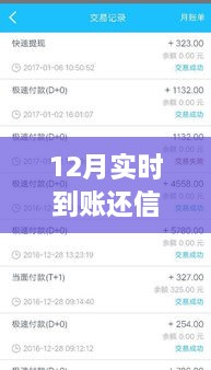 12月實(shí)時(shí)到賬，高效管理信用卡欠款，輕松還信用卡