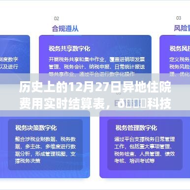 科技賦能醫(yī)療，異地住院費用實時結(jié)算表革新之旅（歷史上的12月27日）
