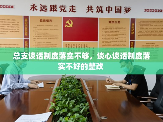 總支談話制度落實不夠，談心談話制度落實不好的整改 