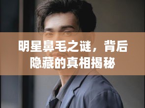 明星鼻毛之謎，背后隱藏的真相揭秘