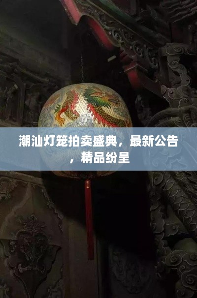 潮汕燈籠拍賣盛典，最新公告，精品紛呈
