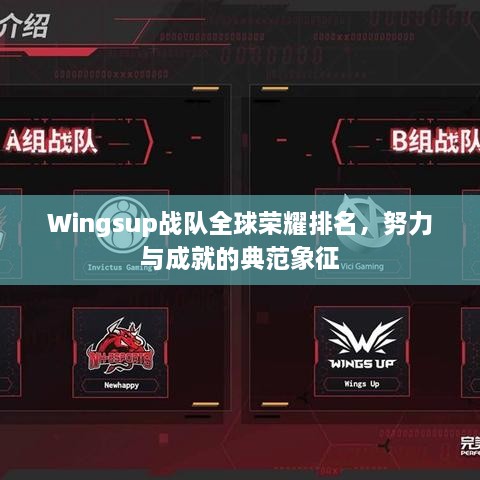Wingsup戰(zhàn)隊(duì)全球榮耀排名，努力與成就的典范象征