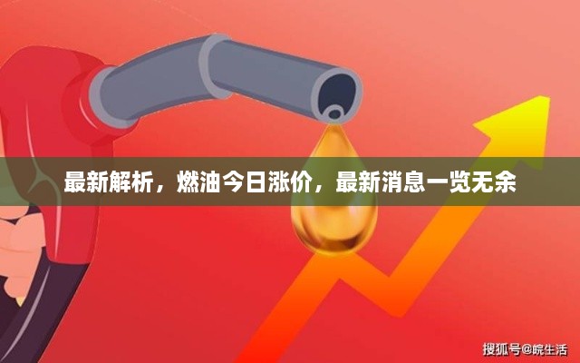 最新解析，燃油今日漲價，最新消息一覽無余