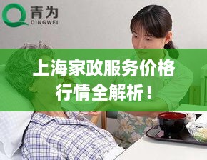 上海家政服務(wù)價(jià)格行情全解析！