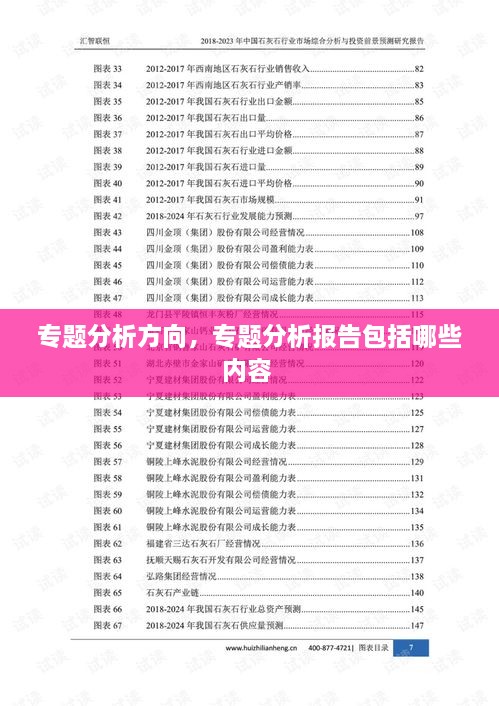 專題分析方向，專題分析報(bào)告包括哪些內(nèi)容 