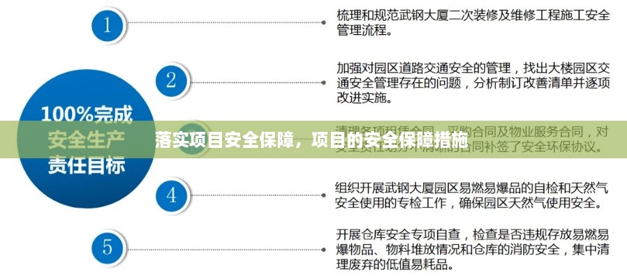 落實項目安全保障，項目的安全保障措施 